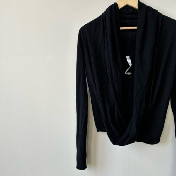 Lululemon Iconic Sweater Wrap Black Size 6 - Picture 7 of 7